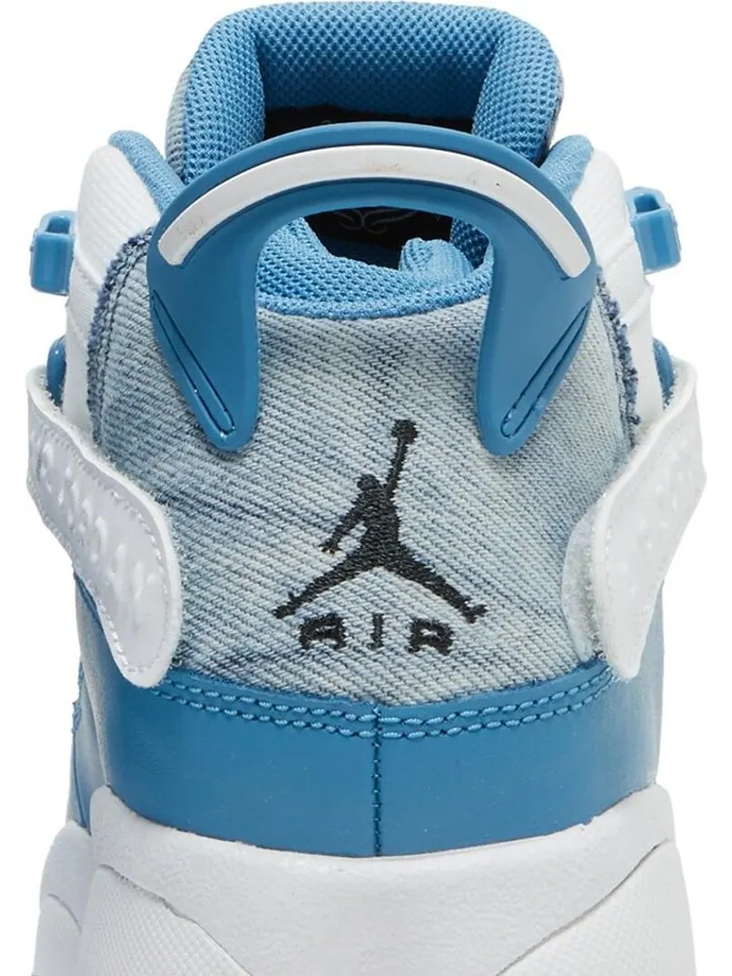 Кроссовки Jordan 6 Rings GS Bleached Denim — изображение 7 из 8, белый