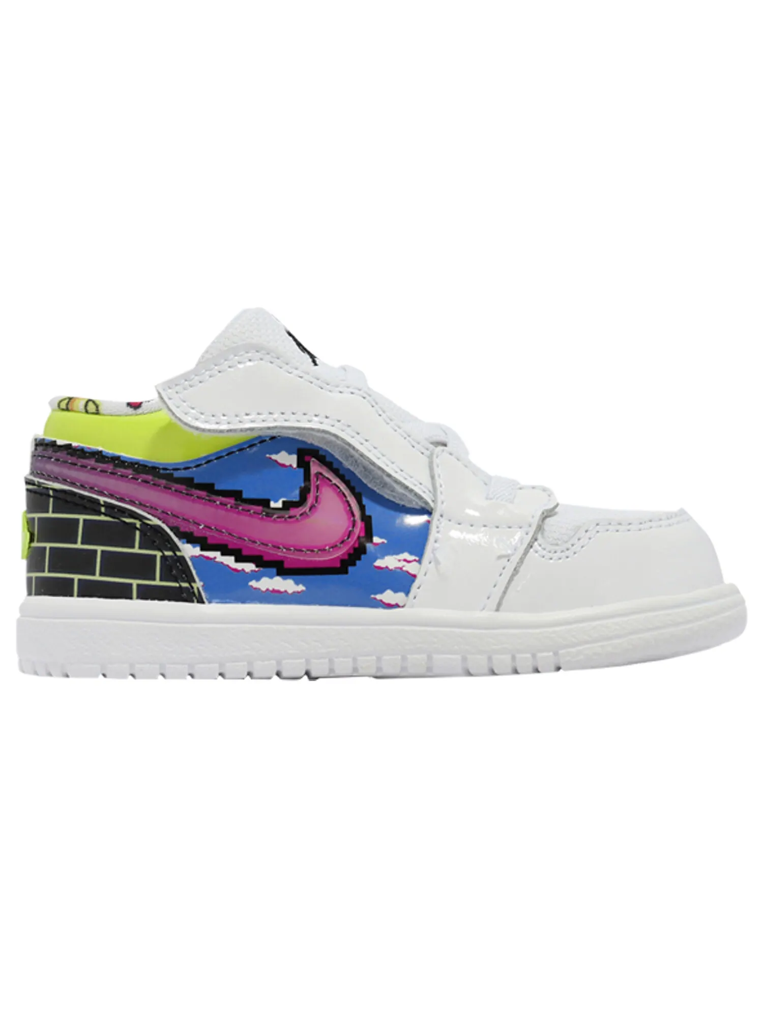 Кроссовки Air Jordan 1 Low ALT TD 'Old School Gaming' — изображение 1 из 1, белый
