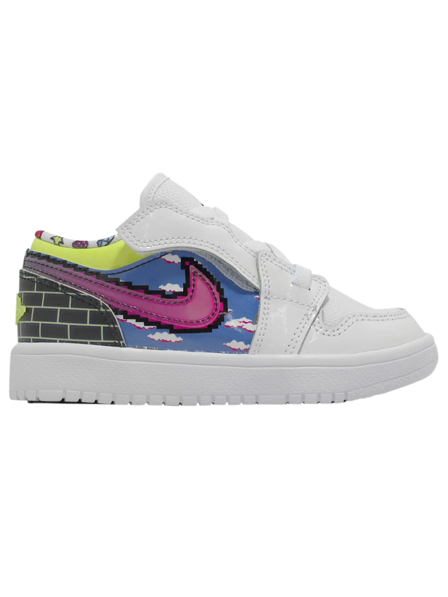Кроссовки Air Jordan 1 Low ALT PS 'Old School Gaming' — изображение 1 из 1, белый