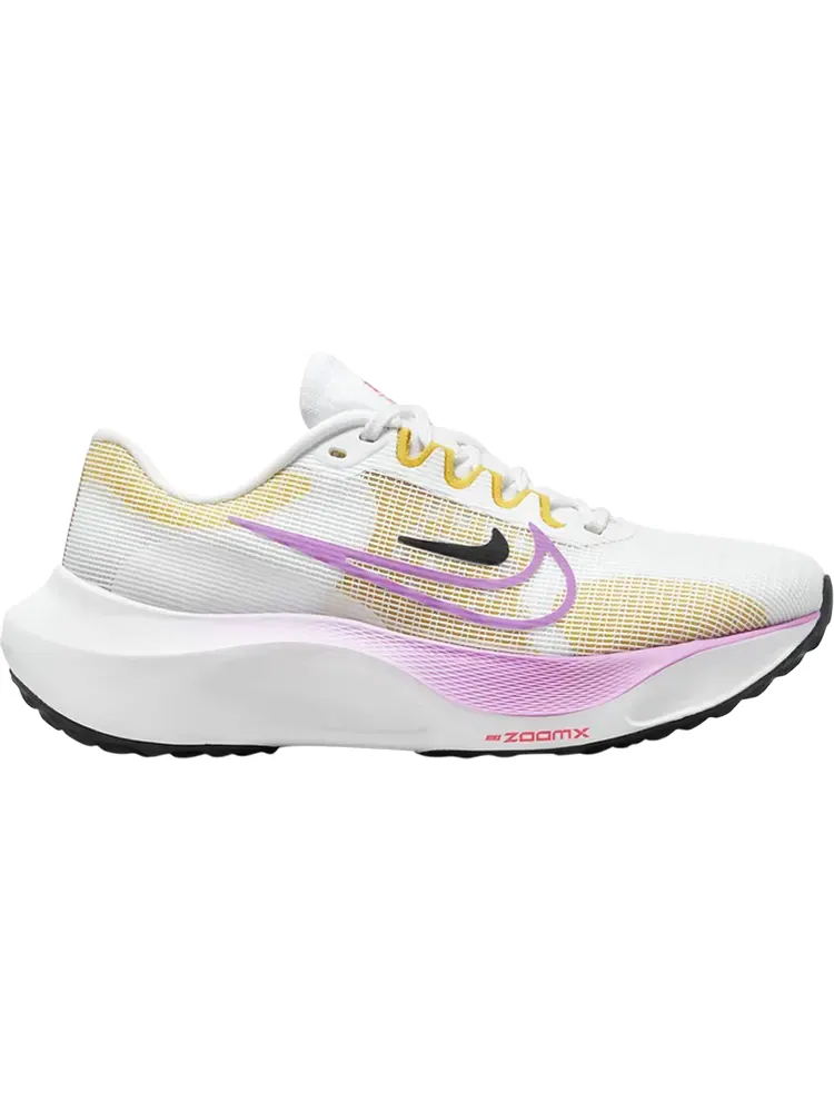 Кроссовки Wmns Zoom Fly 5 'White Rush Fuchsia' — изображение 1 из 1, белый