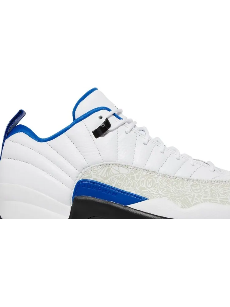 Кроссовки Air Jordan 12 Low Golf White Game Royal — изображение 2 из 8, белый