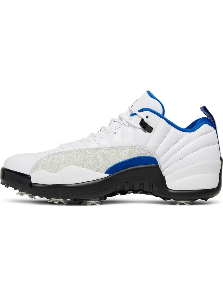 Кроссовки Air Jordan 12 Low Golf White Game Royal — изображение 3 из 8, белый