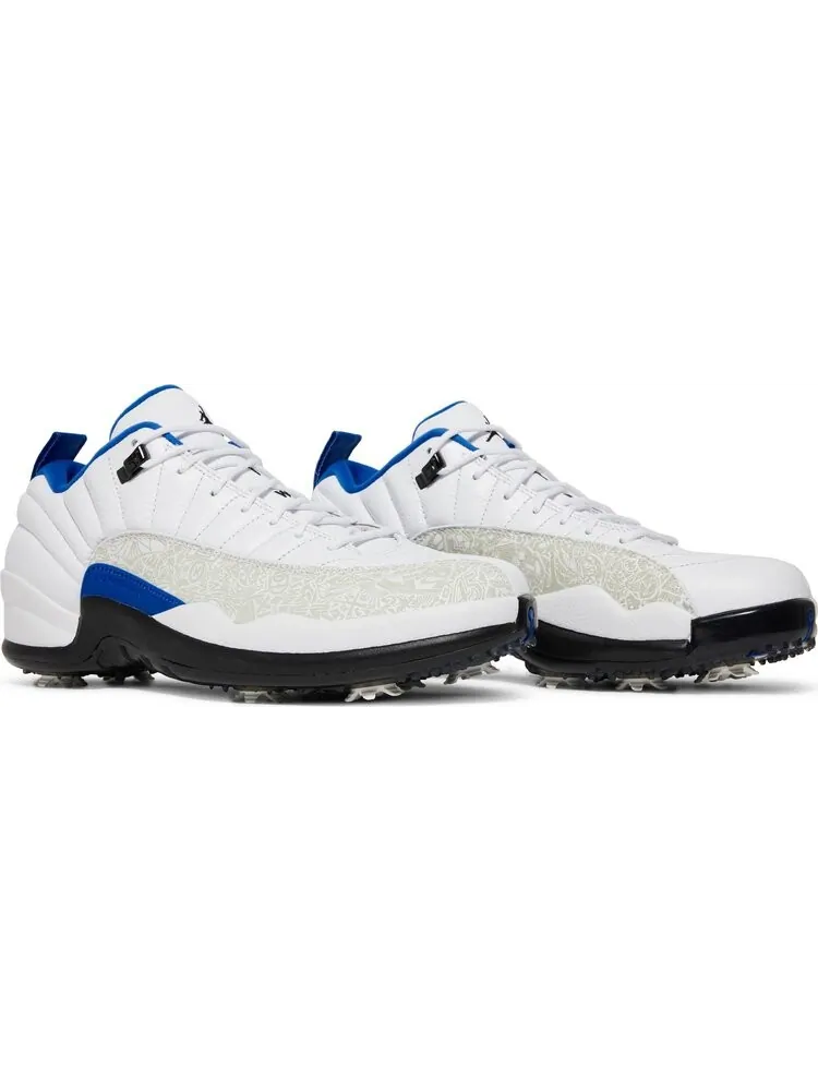 Кроссовки Air Jordan 12 Low Golf White Game Royal — изображение 8 из 8, белый