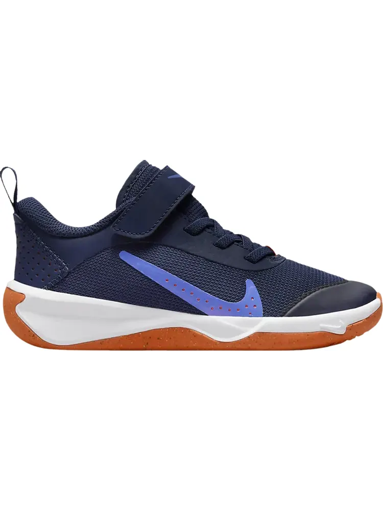 Кроссовки Nike Omni Multi-Court PS 'Midnight Navy Safety Orange' — изображение 1 из 1, синий