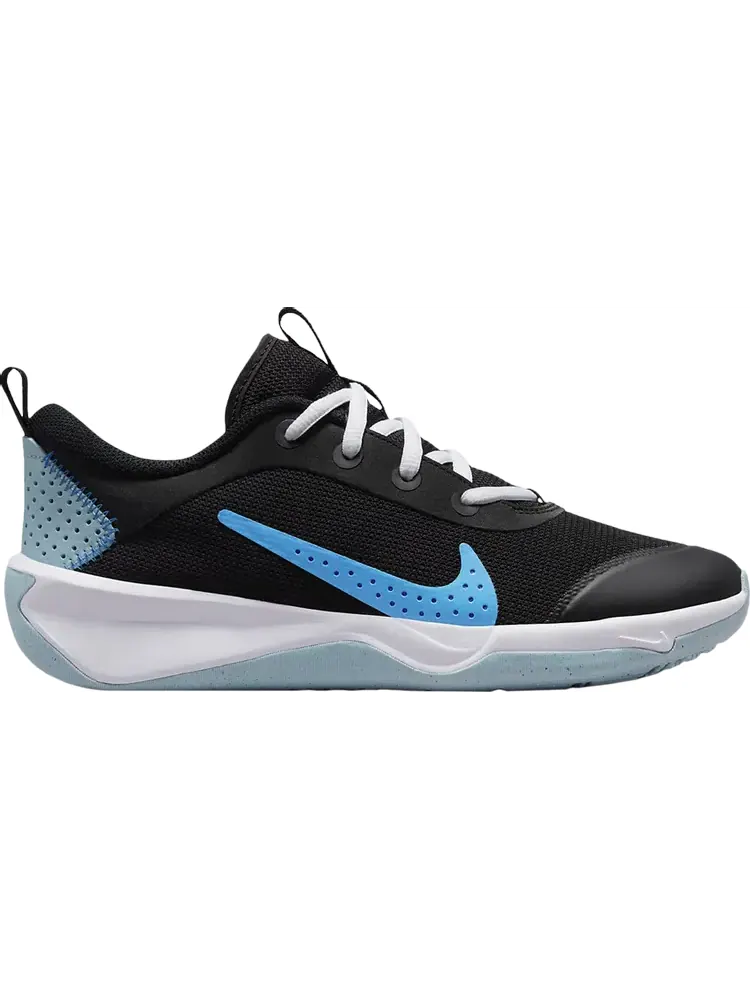 Кроссовки Nike Omni Multi-Court GS 'Black Blue Lightning' — изображение 1 из 1, черный