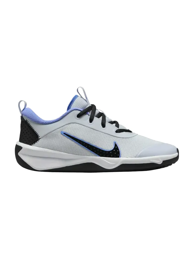 Кроссовки Nike Omni Multi-Court GS Football Grey Royal Pulse — изображение 1 из 1, серый