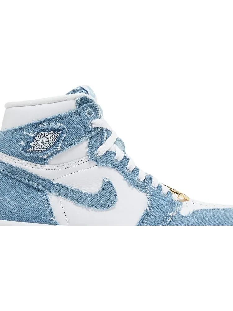 Кроссовки Wmns Air Jordan 1 Retro High OG Denim — изображение 2 из 10, белый