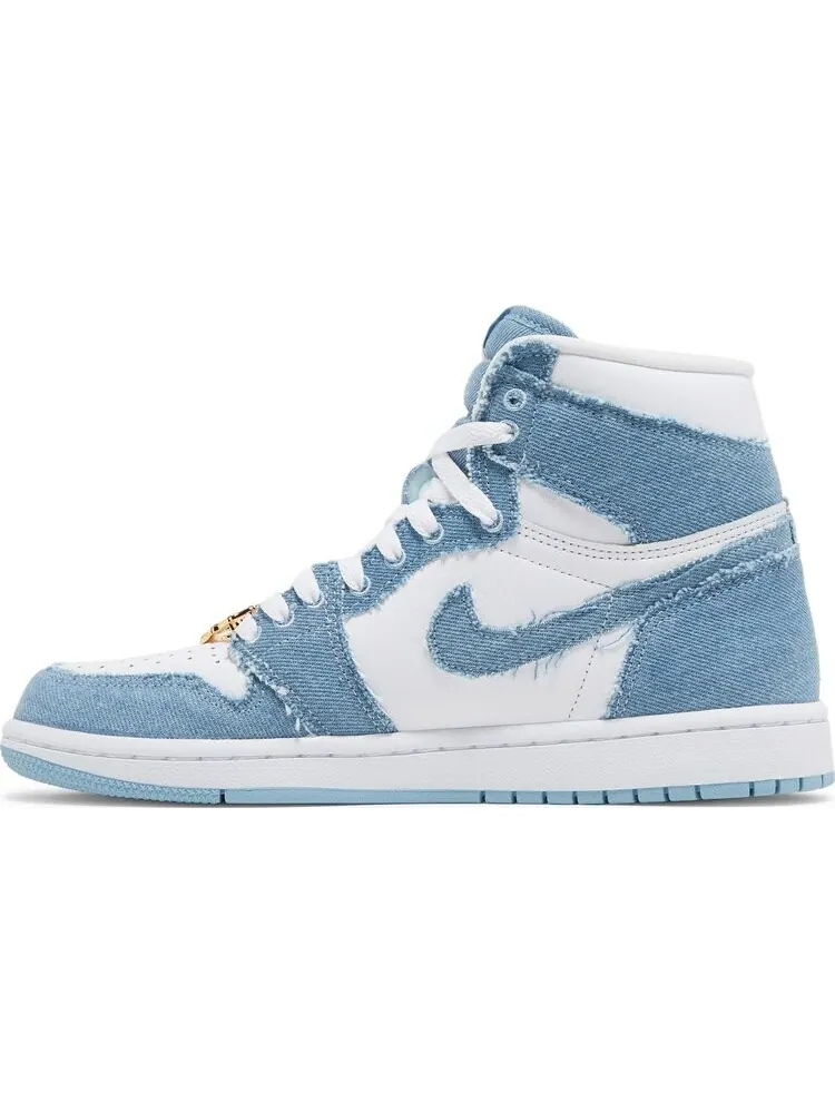 Кроссовки Wmns Air Jordan 1 Retro High OG Denim — изображение 3 из 10, белый
