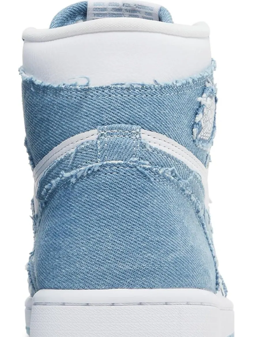Кроссовки Wmns Air Jordan 1 Retro High OG Denim — изображение 7 из 10, белый