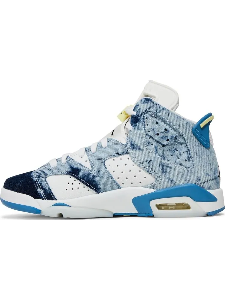 Кроссовки Air Jordan 6 Retro GS Washed Denim 2022 — изображение 3 из 8, синий