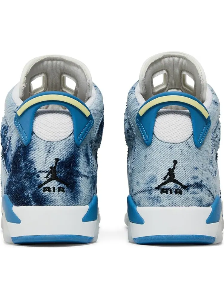 Кроссовки Air Jordan 6 Retro GS Washed Denim 2022 — изображение 6 из 8, синий