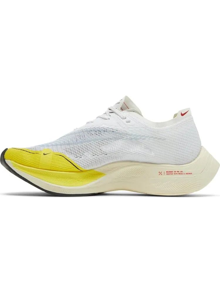 Кроссовки Nike Wmns ZoomX Vaporfly NEXT% 2 'White Yellow Strike' — изображение 3 из 8, белый