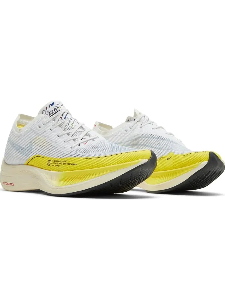 Кроссовки Nike Wmns ZoomX Vaporfly NEXT% 2 'White Yellow Strike' — изображение 8 из 8, белый