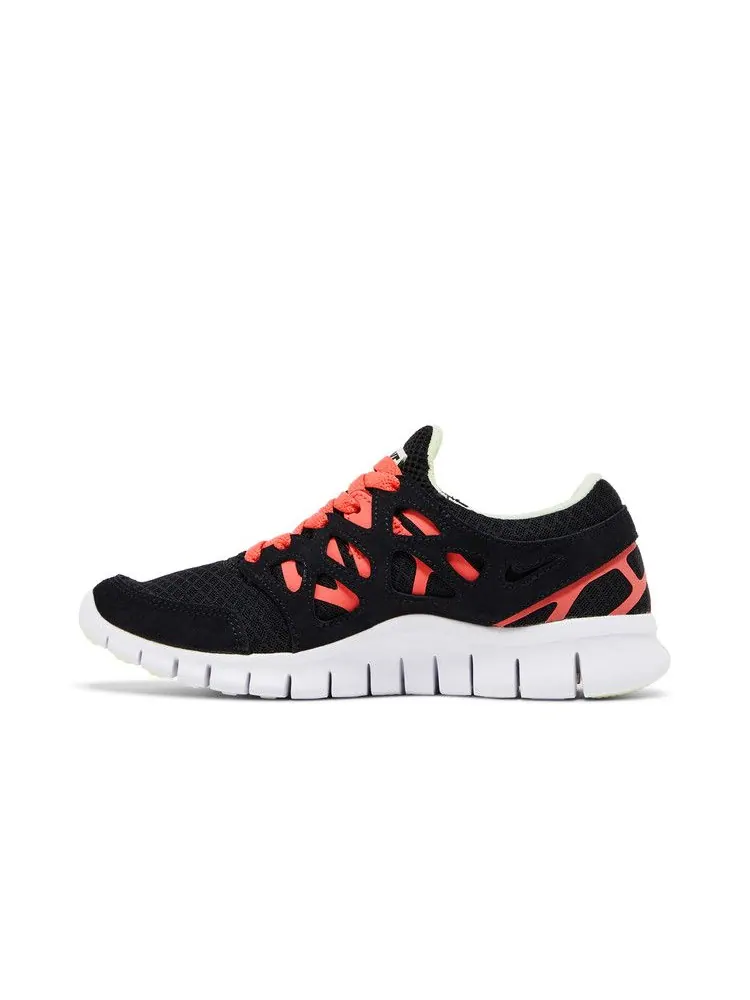 Кроссовки Nike Wmns Free Run 2 'Black Lime Ice' — изображение 4 из 9, черный///белый