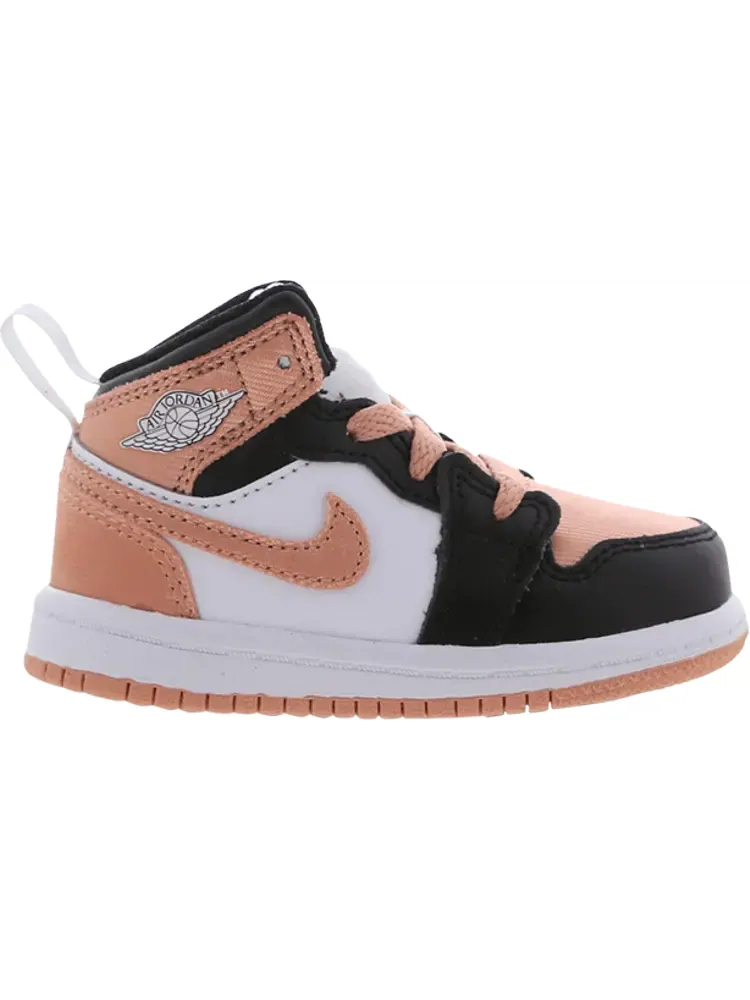 Кроссовки Air Jordan 1 Mid TD White Light Madder Root — изображение 1 из 1, белый