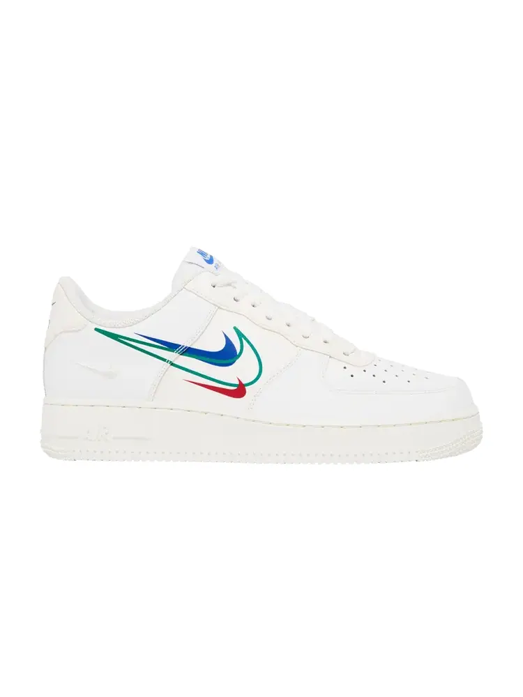 Кроссовки Nike Air Force 1 Low 'Multi-Swoosh' — изображение 1 из 9, белый//красный/зеленый