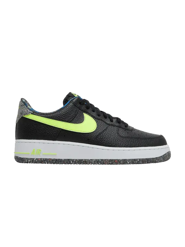 Кроссовки Nike Air Force 1 Low 'Black Volt' — изображение 1 из 9, черный//белый