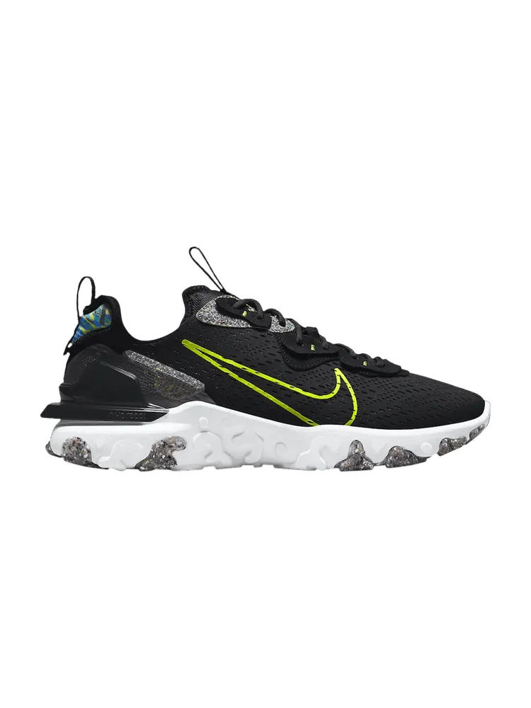 Кроссовки Nike React Vision 'Black Volt' — изображение 1 из 1, черный//синий