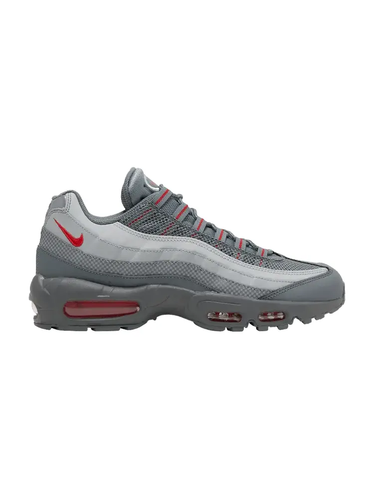 Кроссовки Nike Air Max 95 Essential 'Smoke Grey University Red' — изображение 1 из 9, серый/красный
