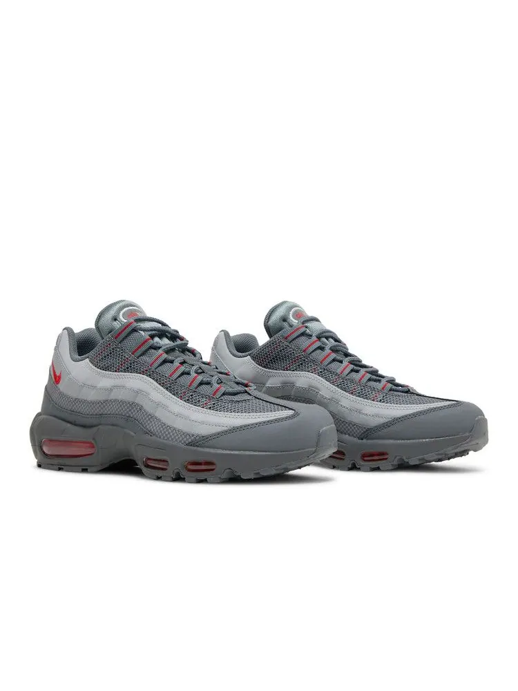 Кроссовки Nike Air Max 95 Essential 'Smoke Grey University Red' — изображение 9 из 9, серый/красный