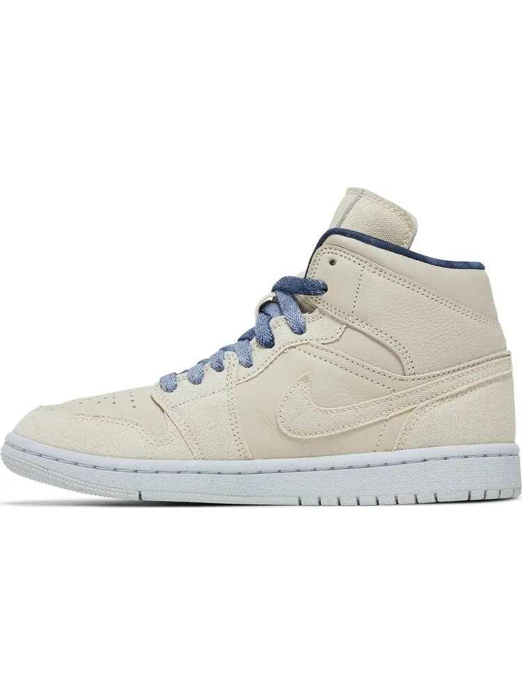 Кроссовки Wmns Air Jordan 1 Mid SE Sanddrift — изображение 3 из 8, белый