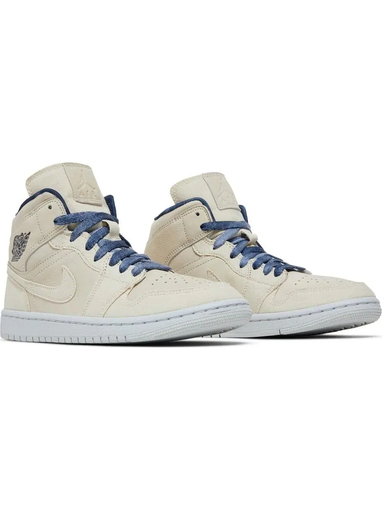 Кроссовки Wmns Air Jordan 1 Mid SE Sanddrift — изображение 8 из 8, белый