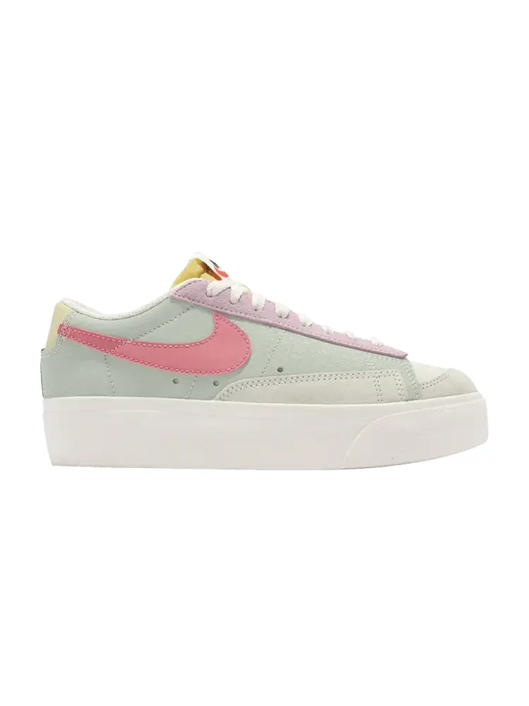 Кроссовки Nike Wmns Blazer Low Platform 'Seafoam' — изображение 1 из 1, золотистый/розовый