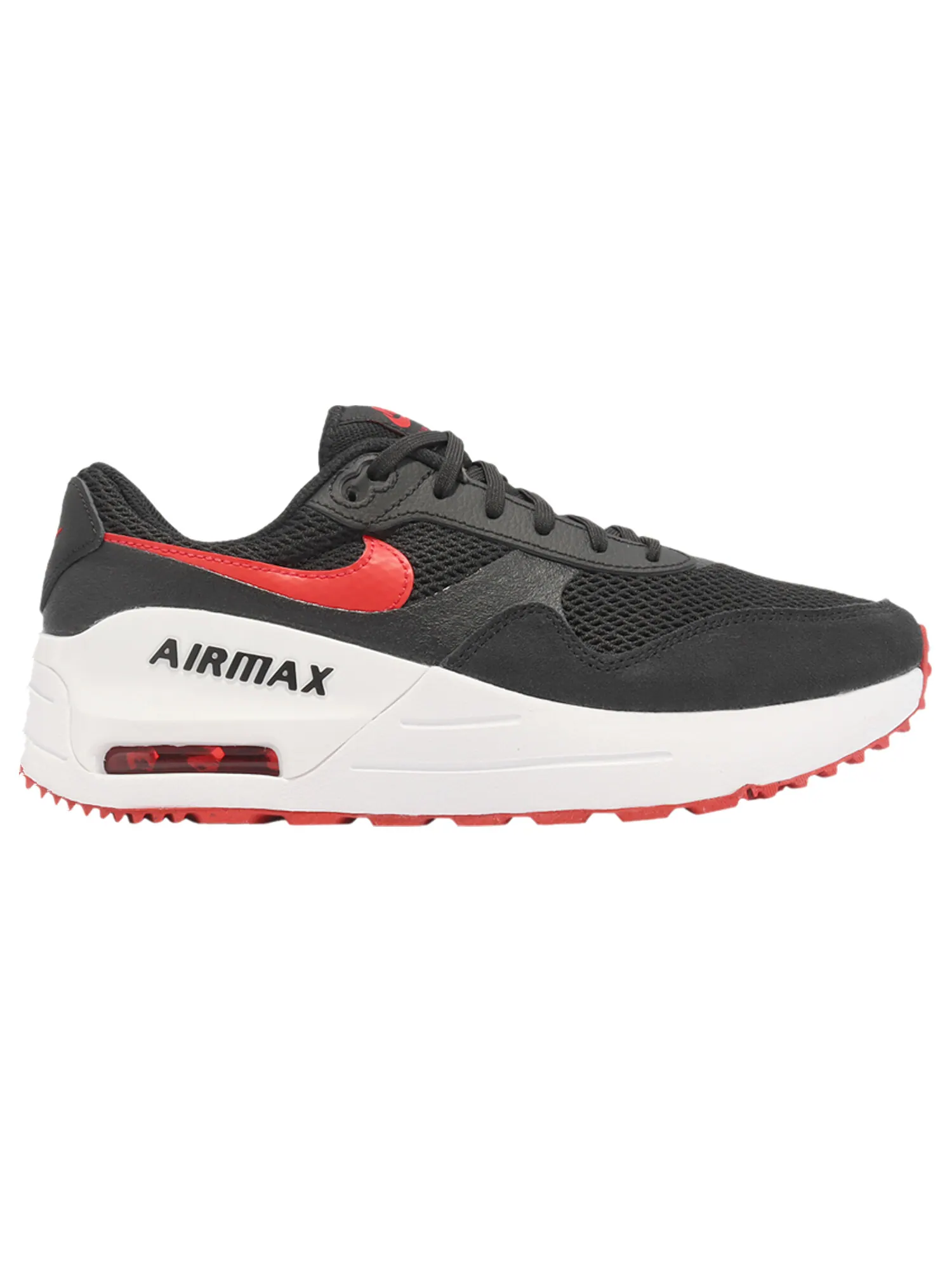 Кроссовки Nike Air Max SYSTM 'Black University Red' — изображение 1 из 1, черный