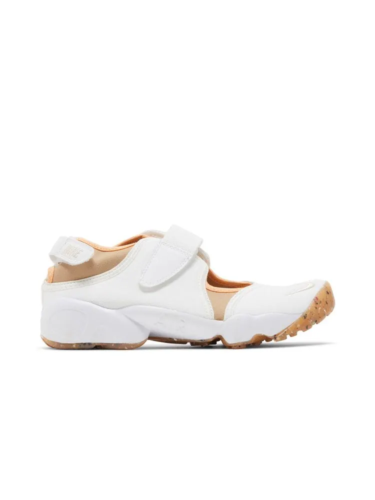 Кроссовки Nike Wmns Air Rift 'White Hemp' — изображение 2 из 9, белый//оранжевый/белый