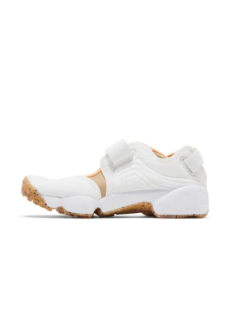 Кроссовки Nike Wmns Air Rift 'White Hemp' — изображение 4 из 9, белый//оранжевый/белый