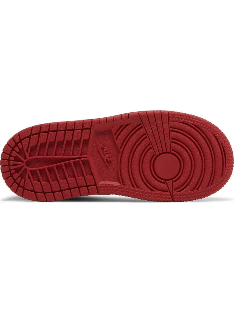 Кроссовки Air Jordan 1 Mid SS TD 'Black + Red = Bred' — изображение 4 из 8, черный