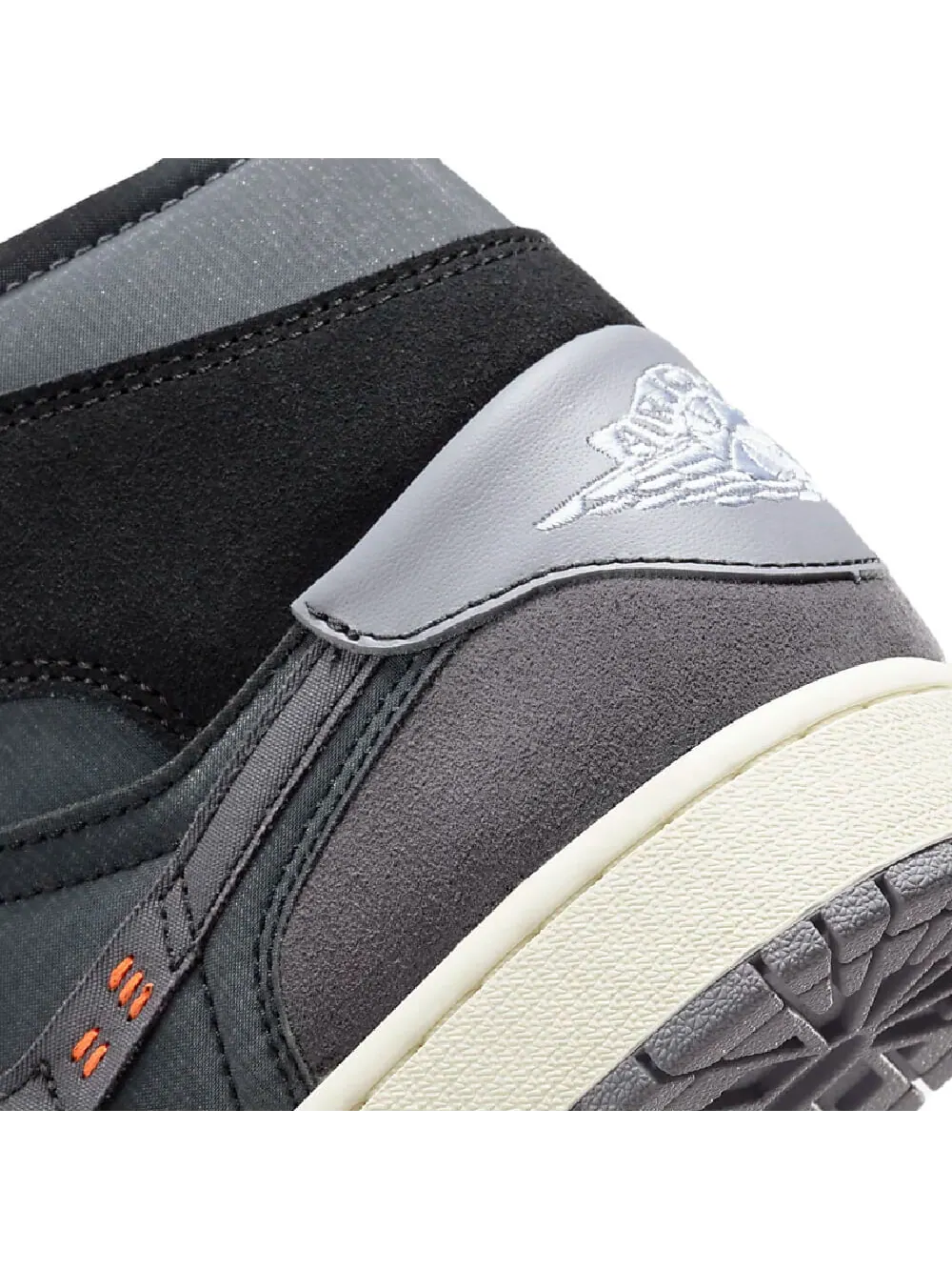 Кроссовки Nike Air Jordan 1 Mid SE Craft — изображение 8 из 8, черный