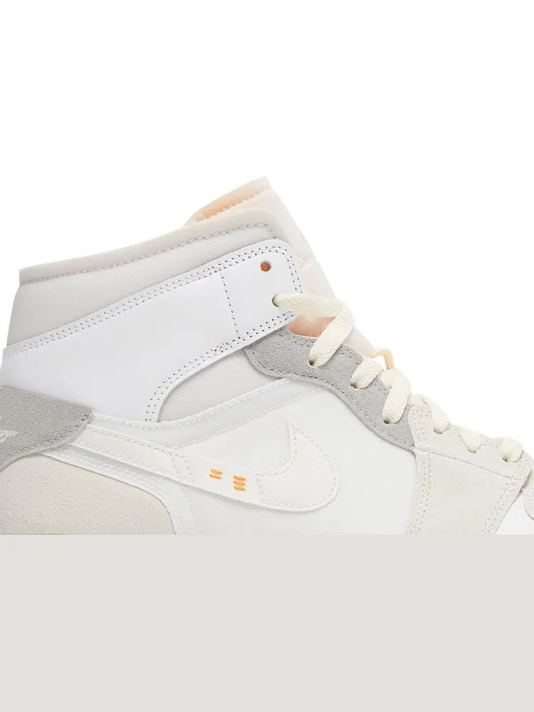 Кроссовки Air Jordan 1 Mid SE Inside Out — изображение 2 из 8, белый