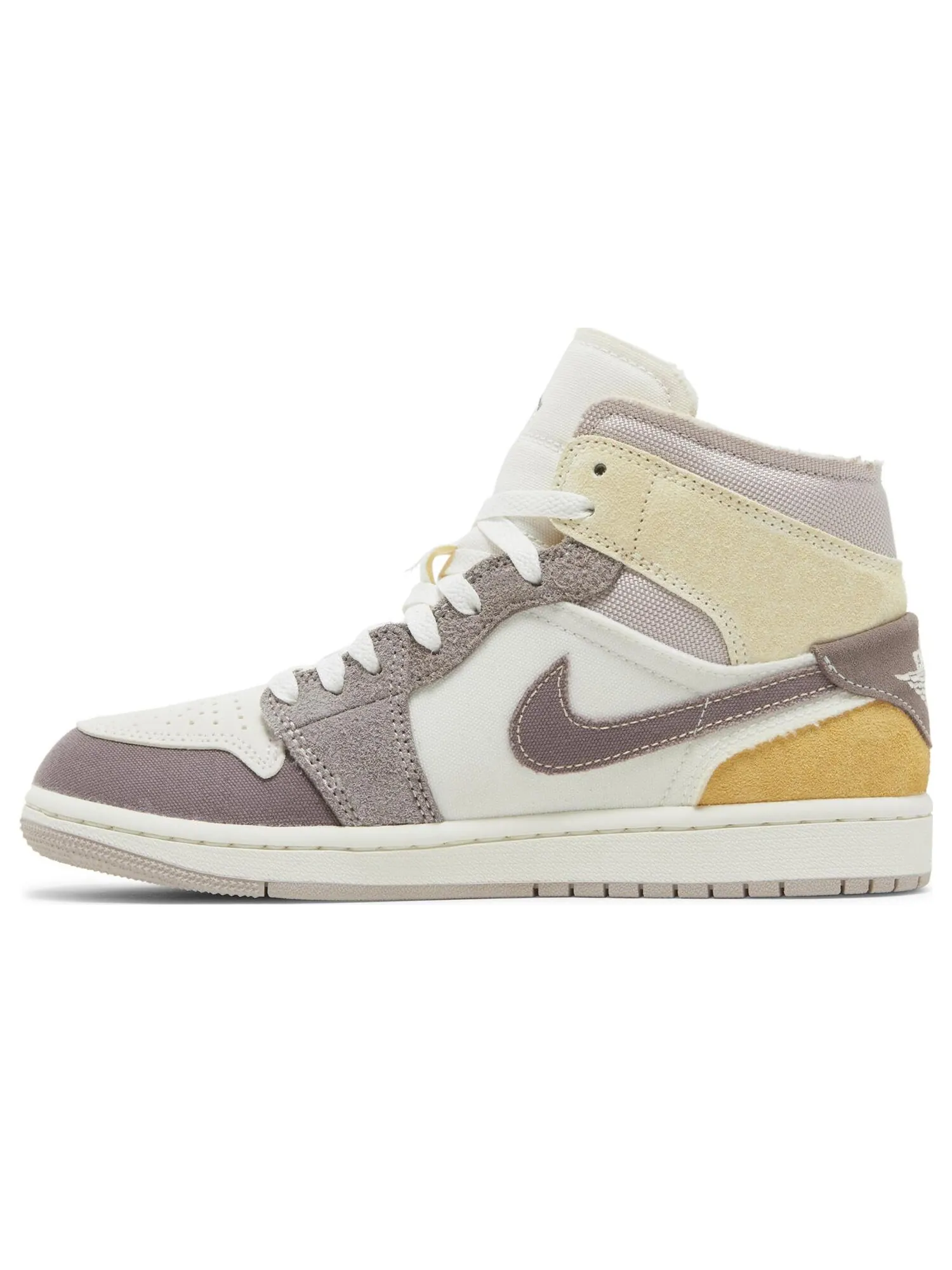 Кроссовки Air Jordan 1 Mid SE Craft 'Inside Out - Taupe Haze' — изображение 3 из 8, коричневый