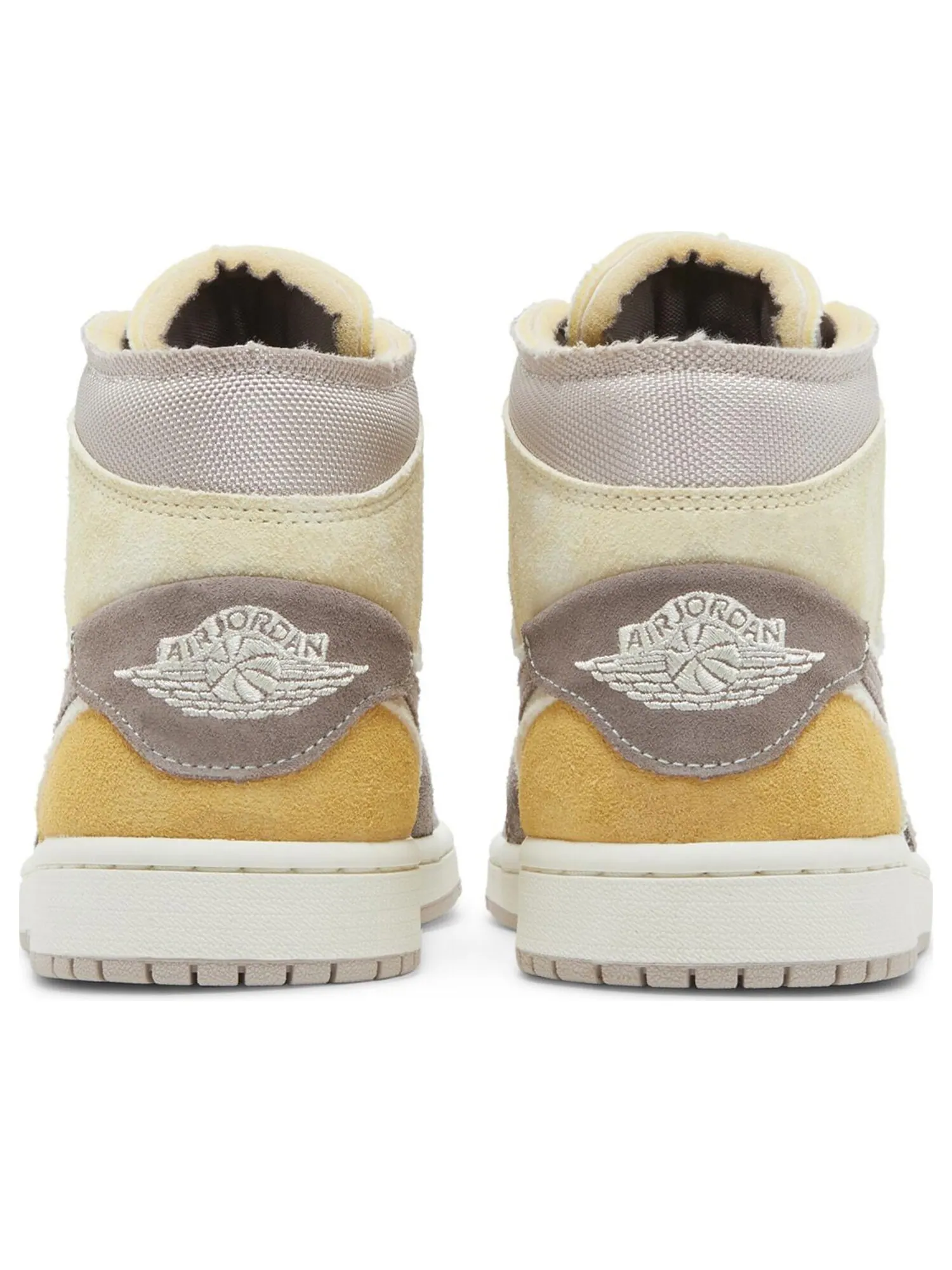 Кроссовки Air Jordan 1 Mid SE Craft 'Inside Out - Taupe Haze' — изображение 6 из 8, коричневый