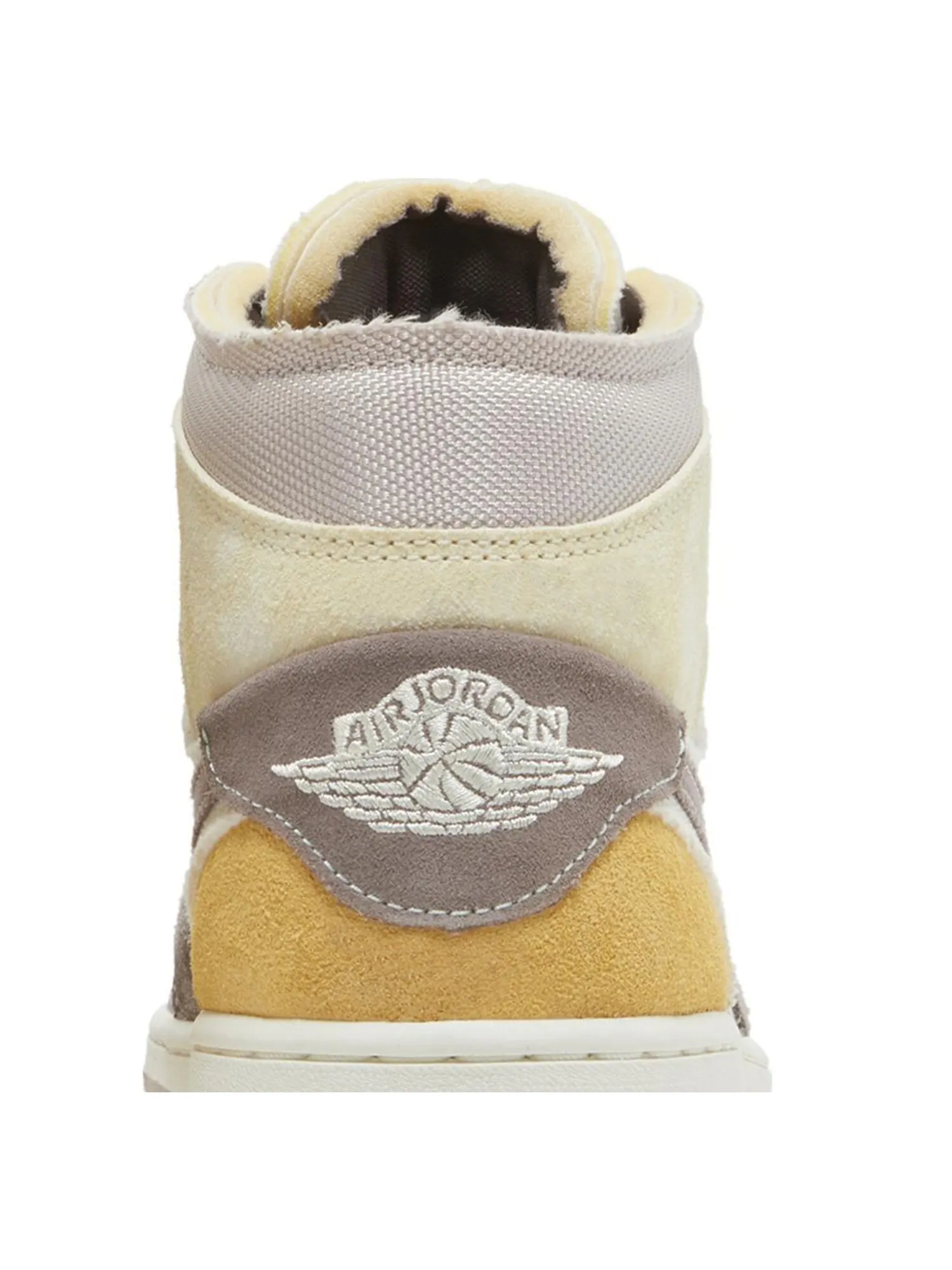 Кроссовки Air Jordan 1 Mid SE Craft 'Inside Out - Taupe Haze' — изображение 7 из 8, коричневый