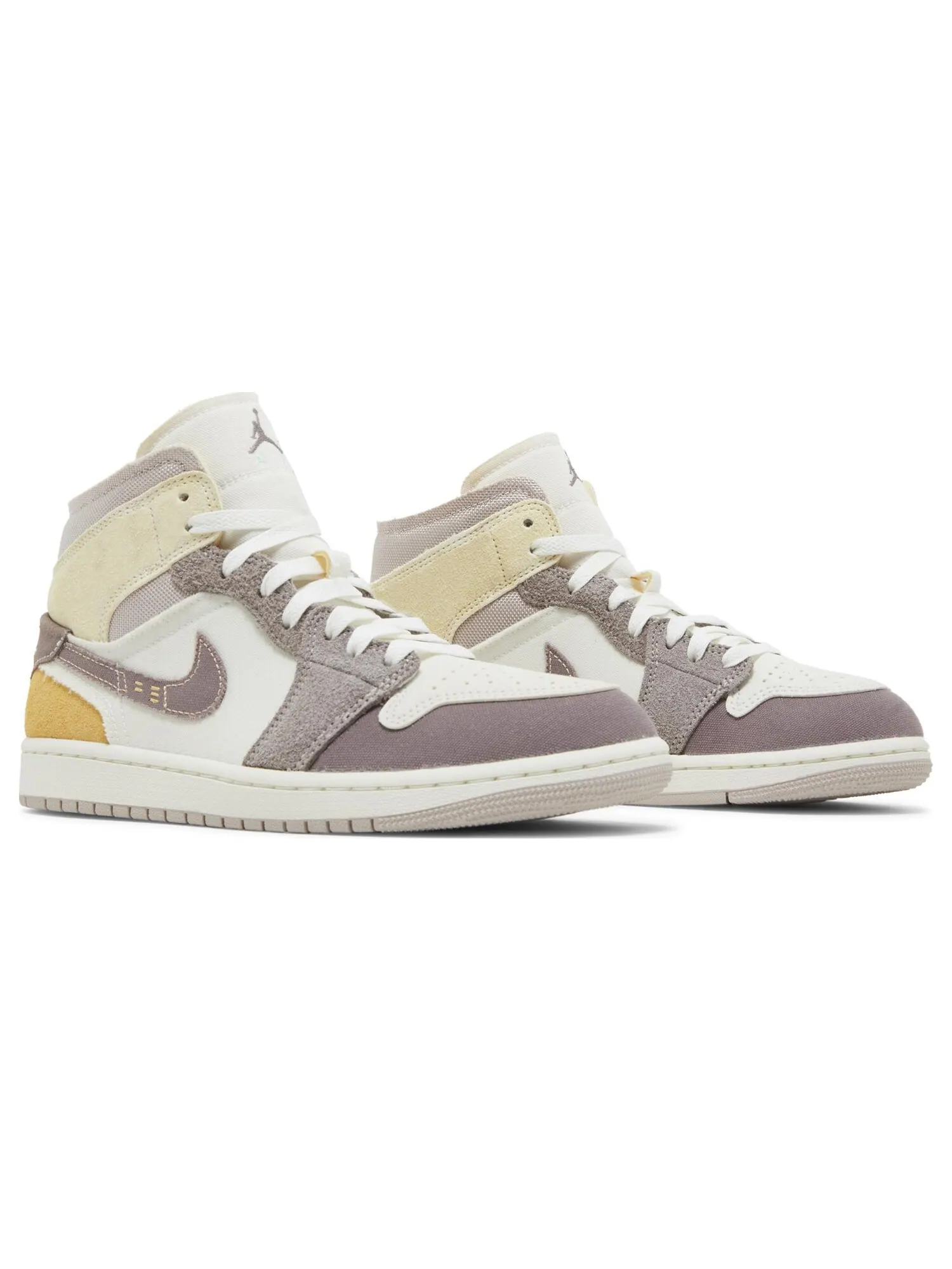 Кроссовки Air Jordan 1 Mid SE Craft 'Inside Out - Taupe Haze' — изображение 8 из 8, коричневый