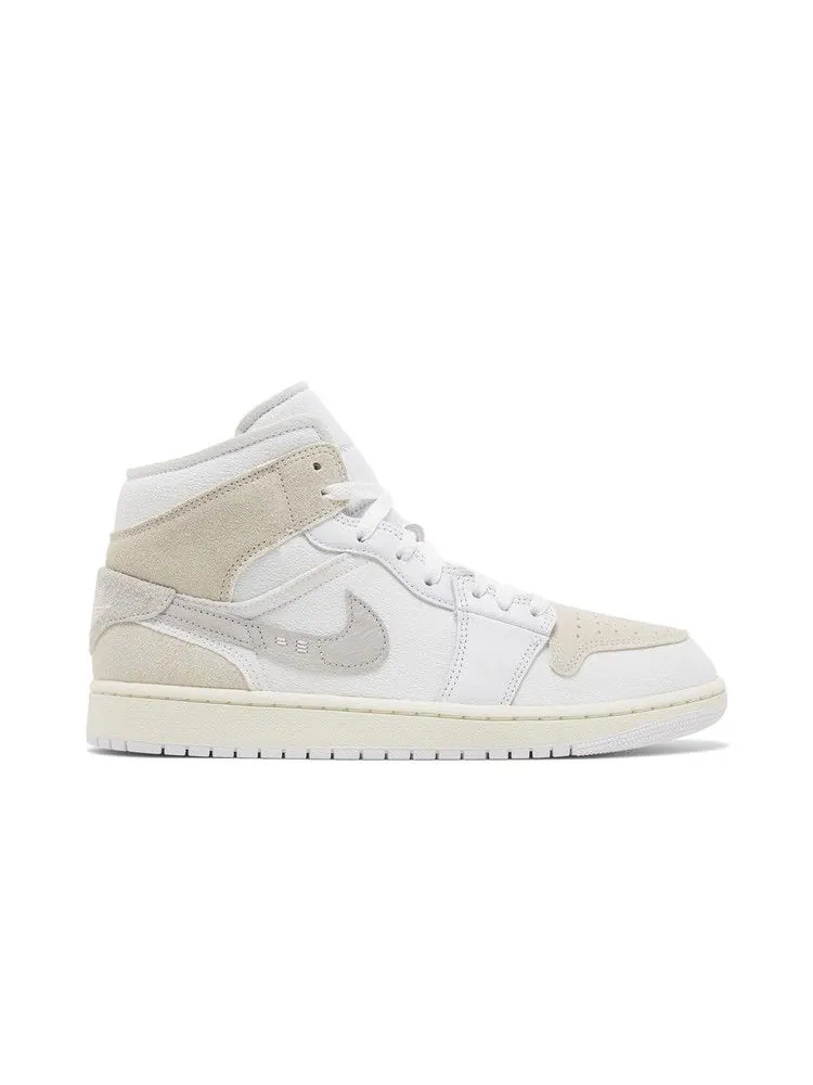 Кроссовки Air Jordan Air Jordan 1 Mid SE Craft 'Inside Out - White Sail' — изображение 2 из 9