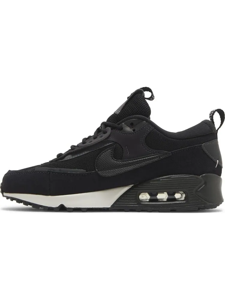 Кроссовки Nike Wmns Air Max 90 Futura 'Black Iron Grey' — изображение 3 из 8, черный