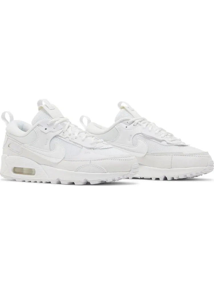 Кроссовки Nike Wmns Air Max 90 Futura 'Triple White' — изображение 8 из 8, белый