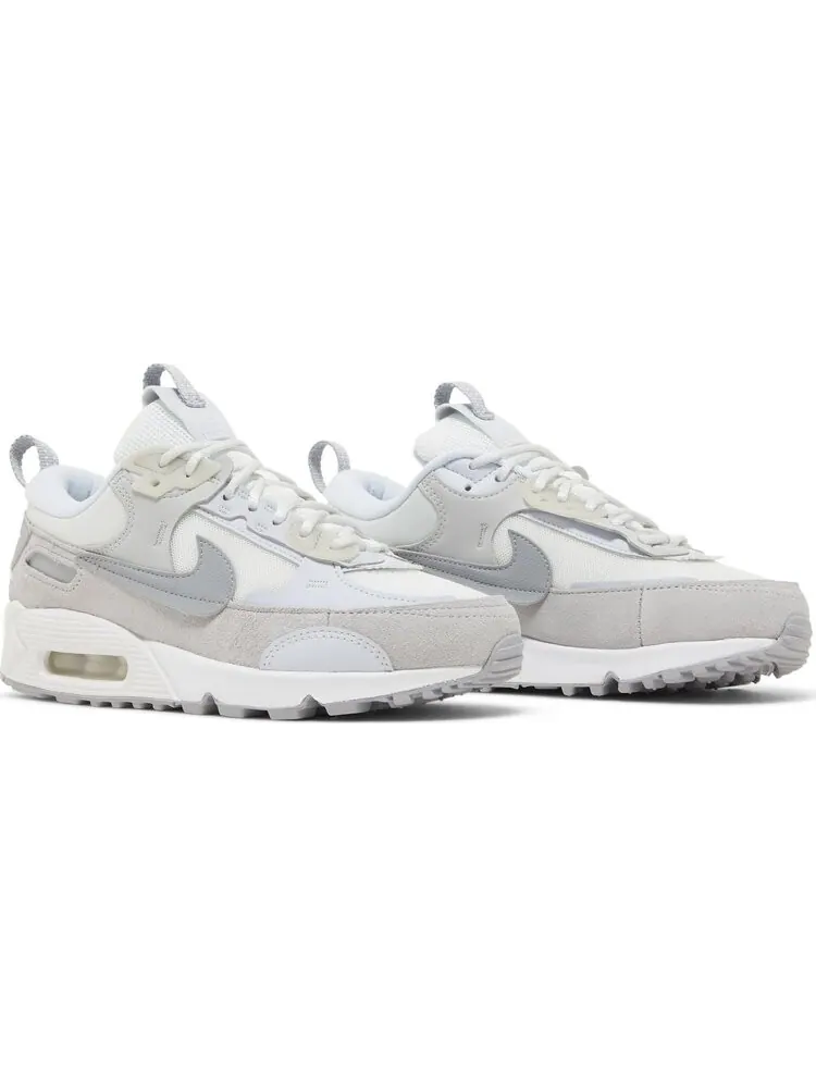 Кроссовки Nike Wmns Air Max 90 Futura 'White Pure Platinum' — изображение 8 из 8, белый