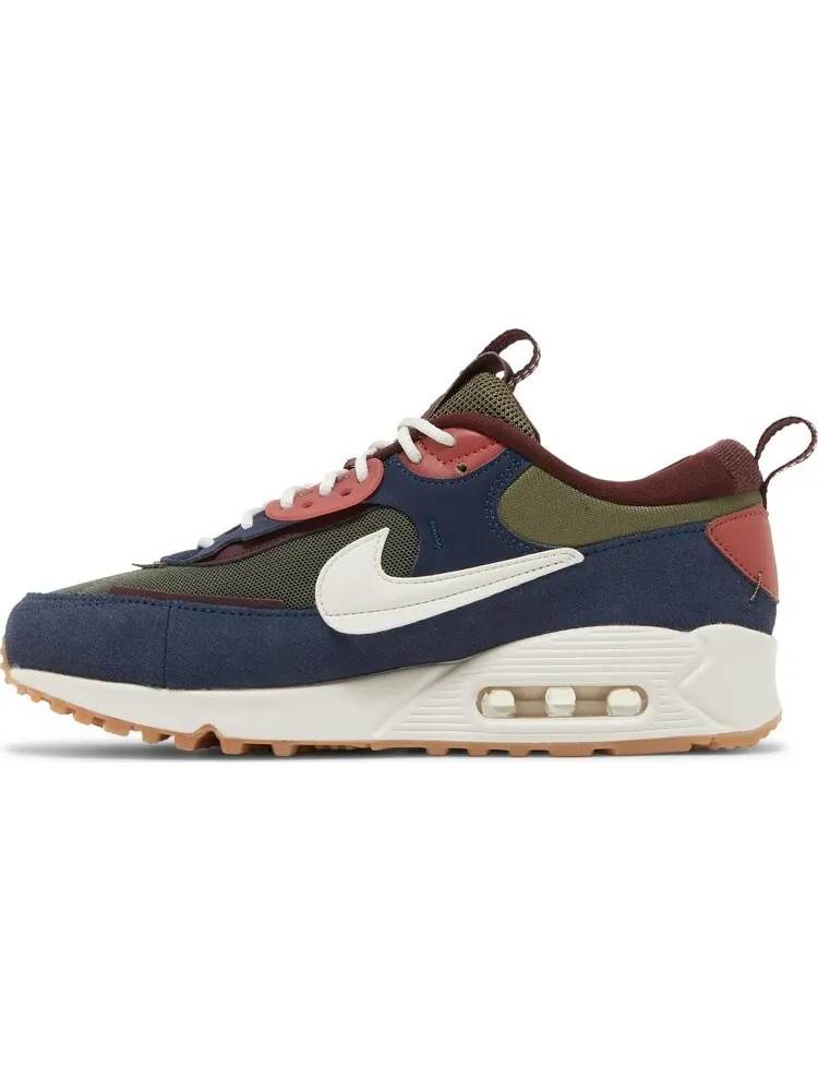 Кроссовки Nike Wmns Air Max 90 Futura 'Medium Olive Navy' — изображение 3 из 8, зеленый