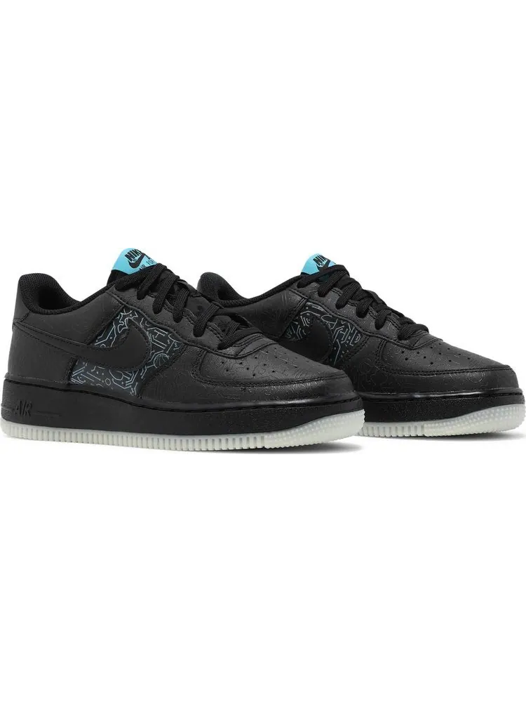 Кроссовки Nike Space Jam x Air Force 1 '06 GS 'Computer Chip' — изображение 8 из 8, черный