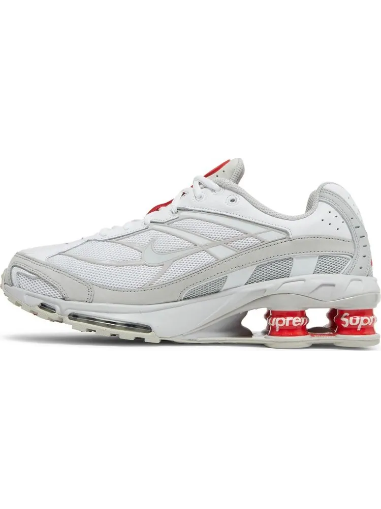 Кроссовки Nike Supreme x Shox Ride 2 'White' — изображение 3 из 8, белый