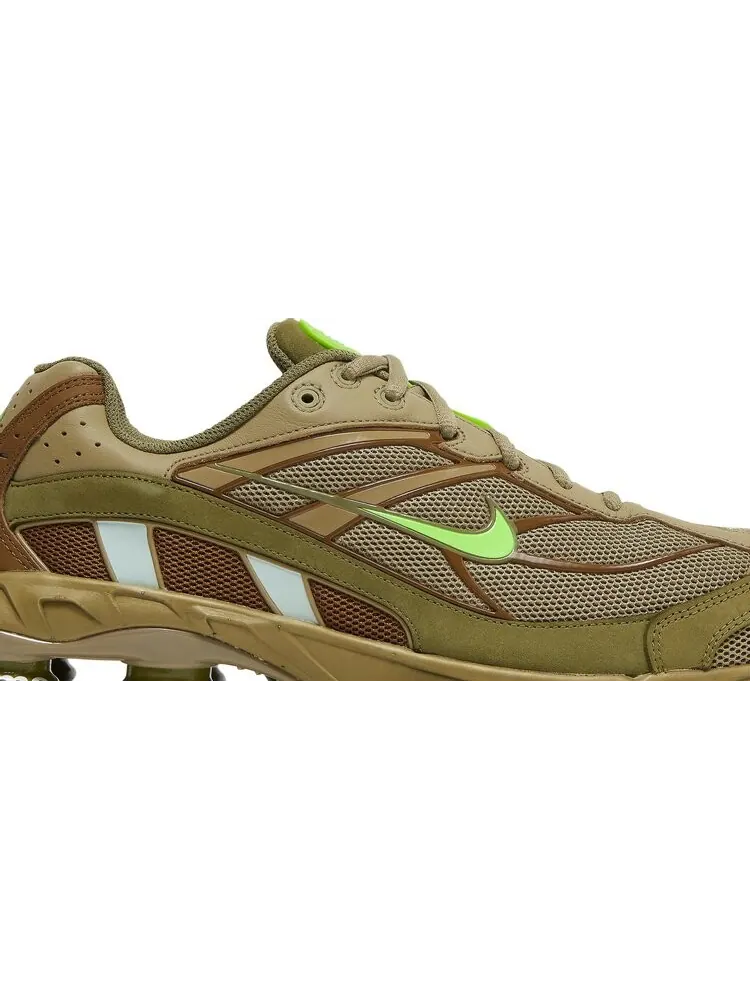 Кроссовки Nike Supreme x Shox Ride 2 'Neutral Olive' — изображение 2 из 8, зеленый
