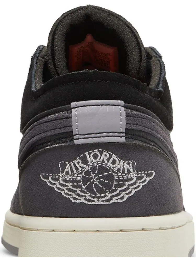 Кроссовки Air Jordan 1 Low SE Craft Inside Out - Black — изображение 7 из 8, черный