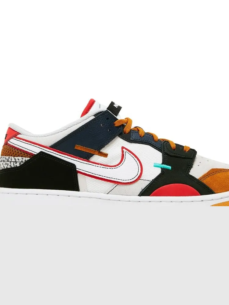 Кроссовки Nike Dunk Low Scrap Premium 'University Red' — изображение 2 из 8, черный