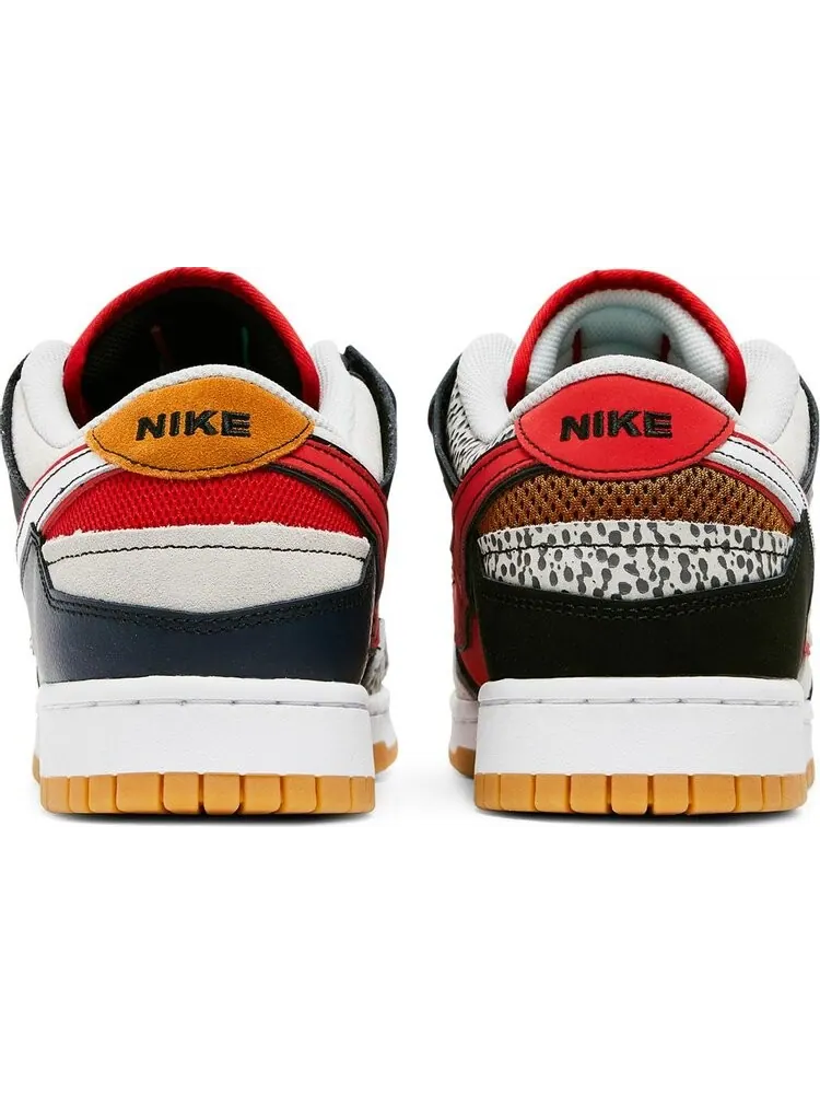 Кроссовки Nike Dunk Low Scrap Premium 'University Red' — изображение 6 из 8, черный
