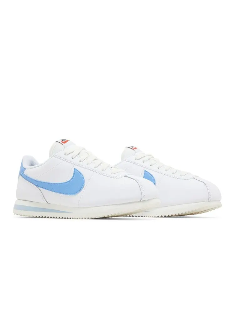 Кроссовки Nike Wmns Cortez 'University Blue' — изображение 9 из 9, белый/синий//оранжевый