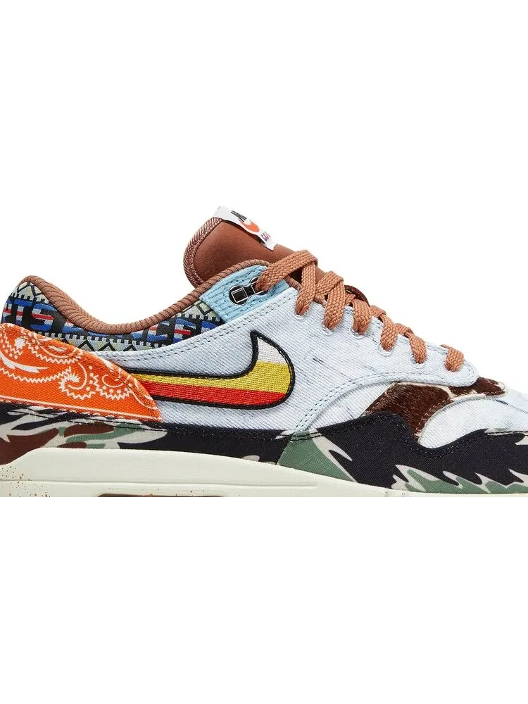 Кроссовки Nike Concepts x Air Max 1 SP 'Heavy' — изображение 2 из 10, мульти
